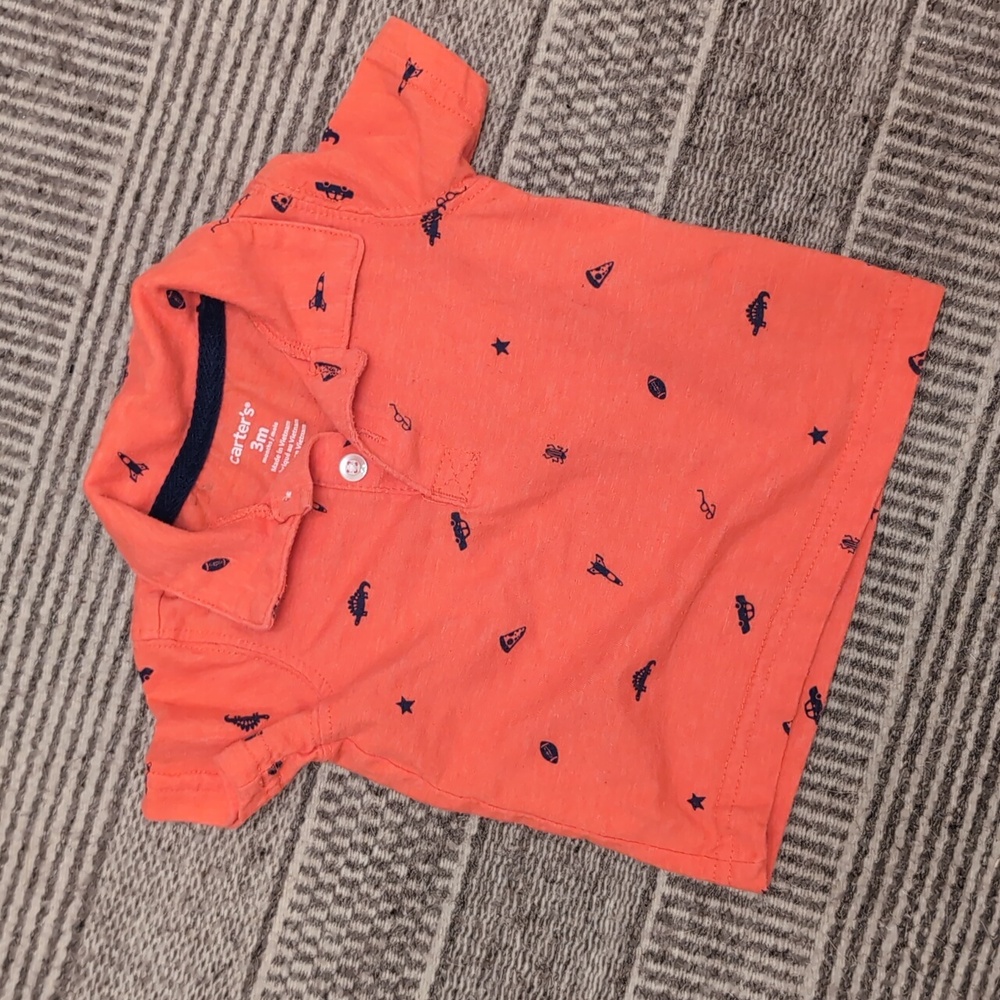 Carter's polo 0-3 mos